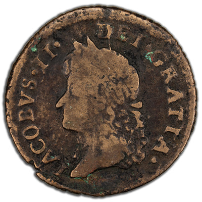 SOLD Ireland May 1690 Shilling Gun Money Coin SP #6582