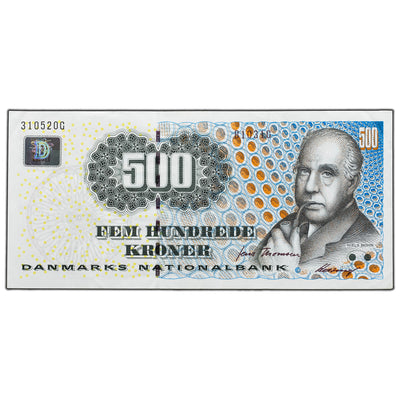 SOLD Denmark 1997 500 Kroner Note P #58b - Circulated