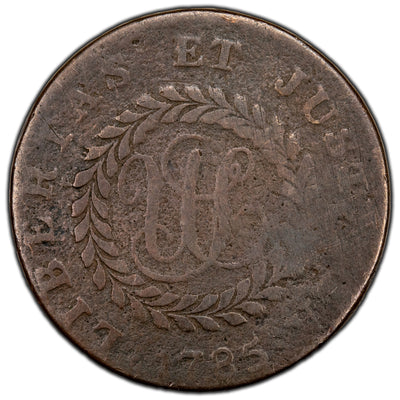 SOLD United States 1785 Nova Constellatio Colonial Copper Coin Crosby 4-D