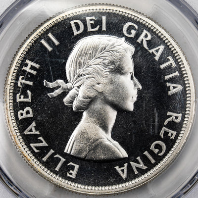 SOLD Canada 1962 $1 Silver Dollar Coin - PCSG PL-67