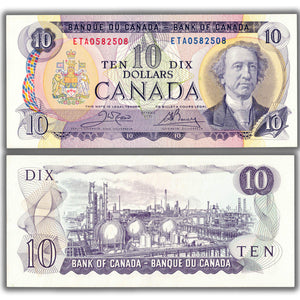 SOLD $10 1971 Bank of Canada Note Crow-Bouey ETA Prefix BC-49d - Choice UNC