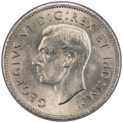 Canada 1942 5 Cents Nickel Coin - ICCS MS-64