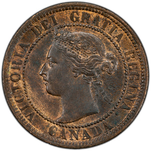 SOLD Canada 1899 1 Large Cent Coin - MS-60