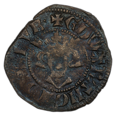 SOLD Great Britain Edward I 1301-10 Class 10cf4 London Penny Silver Coin S #1413 - Clipped
