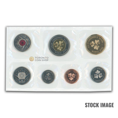 Canada 2004 The Poppy Test Token 7-Coin PL Proof-Like Mint Coin Set - Envelope + COA