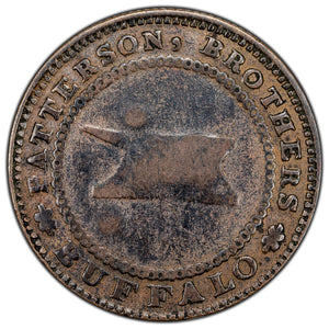 SOLD United States c.1830's Patterson Brothers Hard Times Token HT #212a
