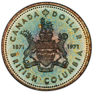 SOLD Canada 1971 $1 Silver Dollar Coin - Nice Toning