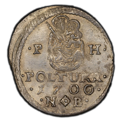 SOLD Hungary 1700-NB 1 Poltura Silver Coin EH #1093b