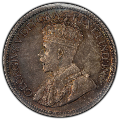 Canada 1914 10 Cents Dime Silver Coin - ICCS MS-64