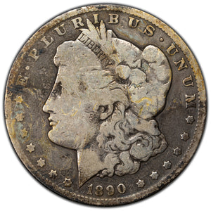 SOLD United States 1890-CC $1 Morgan Silver Dollar Coin - Cleaned