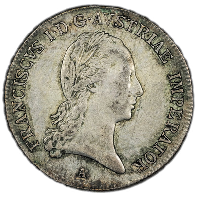 Hungary 1823 A 1/2 Thaler Silver Coin