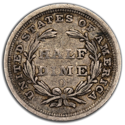 SOLD United States 1839-O 5c Seated Liberty Half Dime Silver Coin