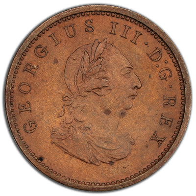 Ireland 1806 1/4d Farthing Coin SP #6622 - Proof Strike