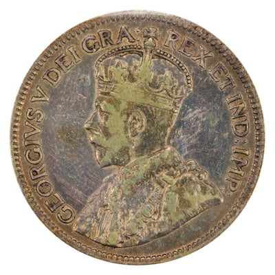 Canada 1927 25 Cents Quarter Silver Coin - ICCS VF-20