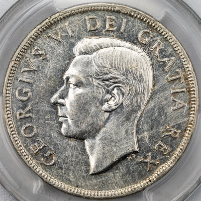 SOLD Canada 1948 $1 Silver Dollar Coin Key Date! - PCGS AU Details (filed rims)