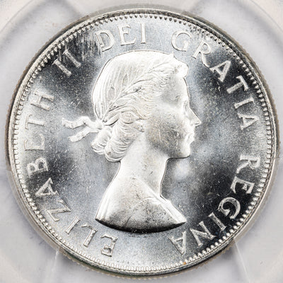 SOLD Canada 1963 50 Cents Half Dollar Silver Coin - PCGS MS-66
