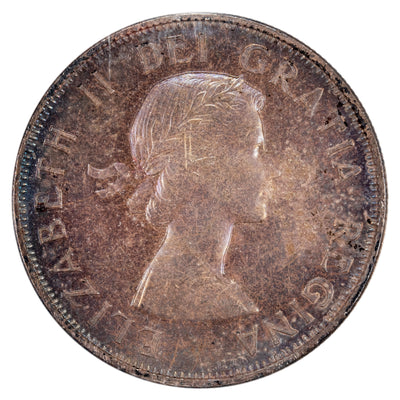 SOLD Canada 1953 LD SF 50 Cents Half Dollar Silver Coin - ICCS MS-64
