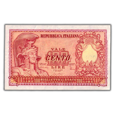 Italy 1951 100 Lire Note P #92b