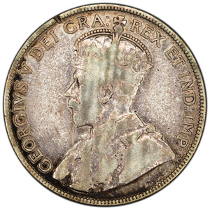 SOLD Canada 1931 50 Cents Half Dollar Silver Coin - Rim Damage