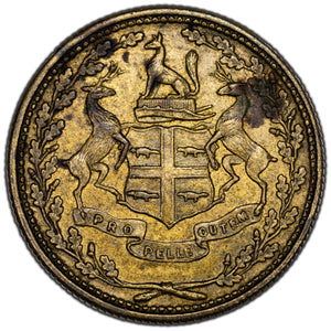 Hudsons Bay Company (1857) Eastmain 1/2 Made Beaver Token CH #FT2 BR #927