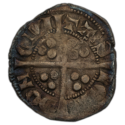 SOLD Great Britain Edward I 1301-10 Class 10cf4 London Penny Silver Coin S #1413 - Clipped