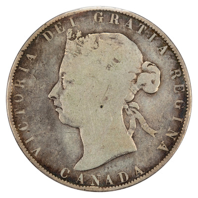 SOLD Canada 1899 50 Cents Half Dollar Silver Coin - ICCS G-6