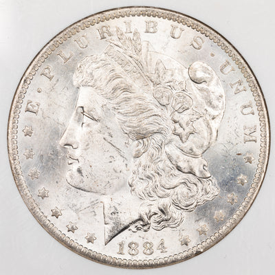 SOLD United States 1884-O $1 Morgan Dollar Silver Coin - NGC MS-64