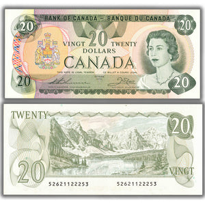 SOLD $20 1979 Bank of Canada Note Thiessen-Crow BC-54c - Choice UNC