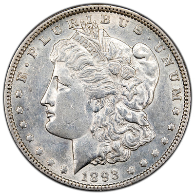 SOLD United States 1893 $1 Morgan Silver Dollar Coin
