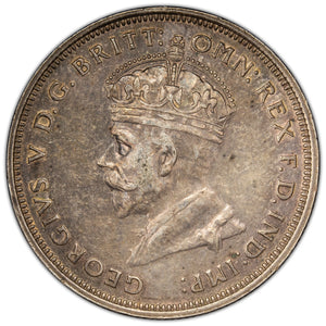 SOLD Australia 1927 Florin Silver Coin KM #31