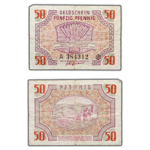 SOLD Germany Geldschein 1947 50 Fifty Pfennig Note