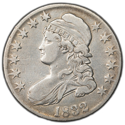 SOLD United States 1832 50 Cents Capped Bust Half Dollar Silver Coin