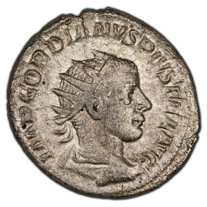 SOLD Ancient Rome AD 240 Gordian III Antoninianus Coin RIC IV #68