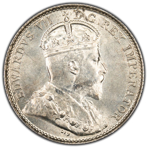 Canada 1902 5 Cents Silver Coin - MS-62