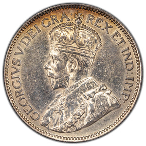 SOLD Canada 1913 25 Cents Quarter Silver Coin - Cleaned