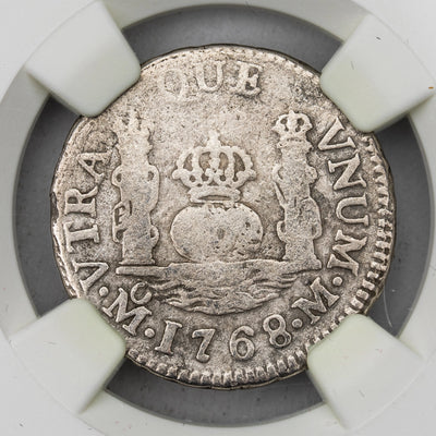 SOLD Mexico Shipwreck 1768 1 Real Silver Coin - NGC Genuine - El Cazador