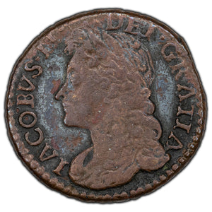 Ireland 1690 May 6 Pence Gun Money Six Pence Coin - Scarce Issue
