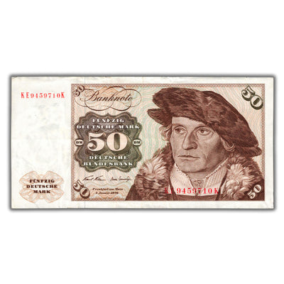 Germany Federal Republic 1970 50 Fifty Mark Note P #33a - VF