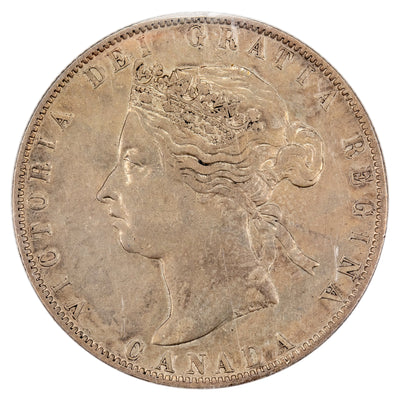 Canada 1898 50 Cents Canada Half Dollar Silver Coin - ICCS EF-40