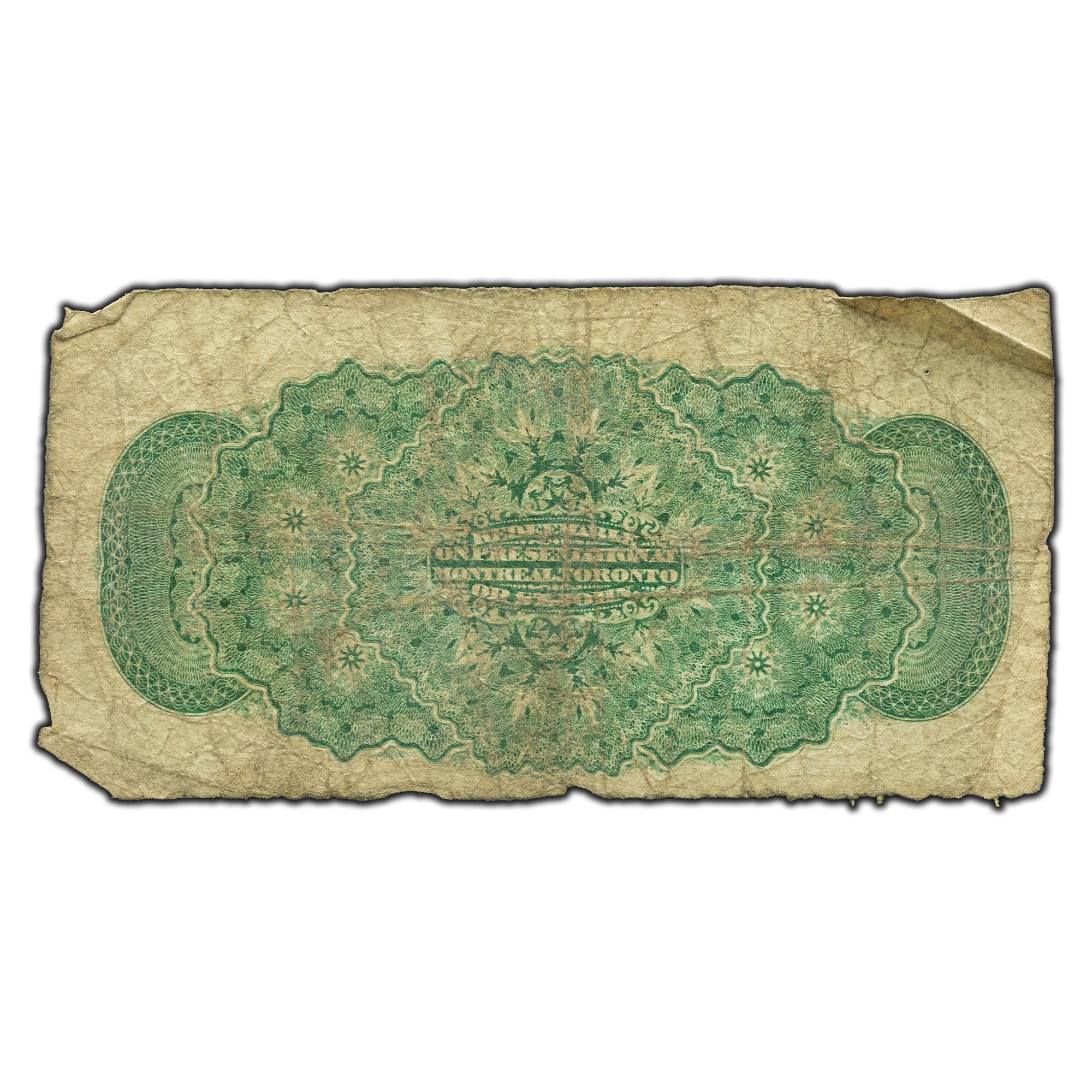 Shinplaster Coin SOLD 25 Cents 1870 Dominion of Canada Shinplaster Note DC-1c - The ...