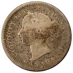 SOLD Canada 1872-H 10 Cents Dime Silver Coin - Porous Surfaces