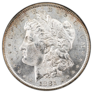 SOLD United States 1881-S $1 Morgan Dollar Silver Coin - Brilliant Uncirculated