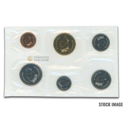 Canada 1993 6-Coin PL Proof-Like Mint Coin Set - Plastic Only