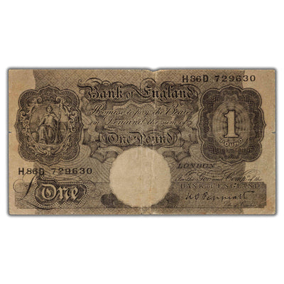 SOLD Great Britain (1942) WWII Axis Propaganda Note For North Africa German Bank SB #192