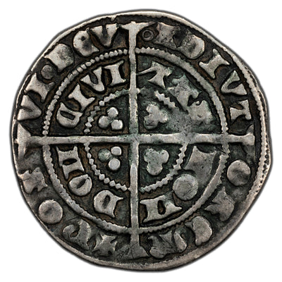 SOLD Great Britain Edward III 1351-2 Series G London Half Groat Hammered Silver Coin S #1574