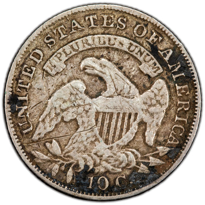 United States 1834 10 Cents Capped Bust Dime Silver Coin - Lt. Corrosion
