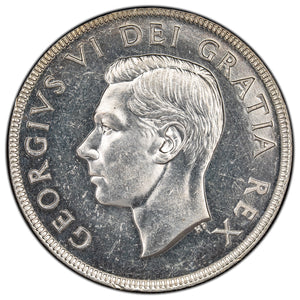 SOLD Canada 1952 No Waterlines $1 Silver Dollar Coin - Uncirculated