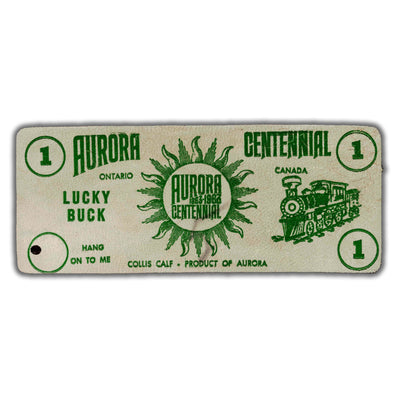 Canada Aurora 1863-1963 Centennial Lucky Buck Municipal Commemorative