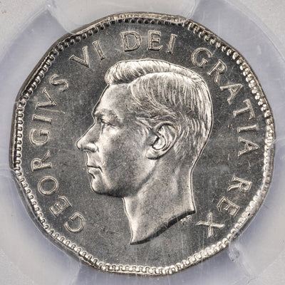 SOLD Canada 1948 5 Cents Nickel Coin - PCGS MS-66