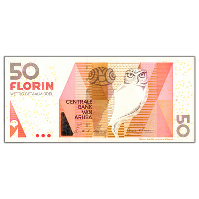 Aruba 2003 50 Florin Note P #18a - Choice Uncirculated